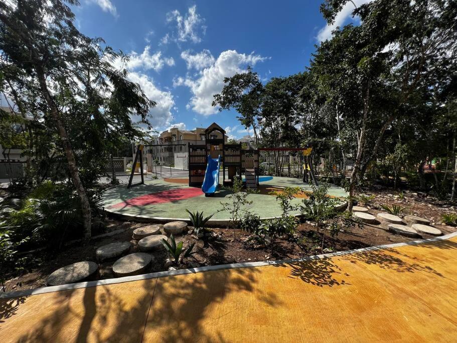 Angels Beach Condo Con Piscina, Parking Y Parque Playa del Carmen Exterior photo